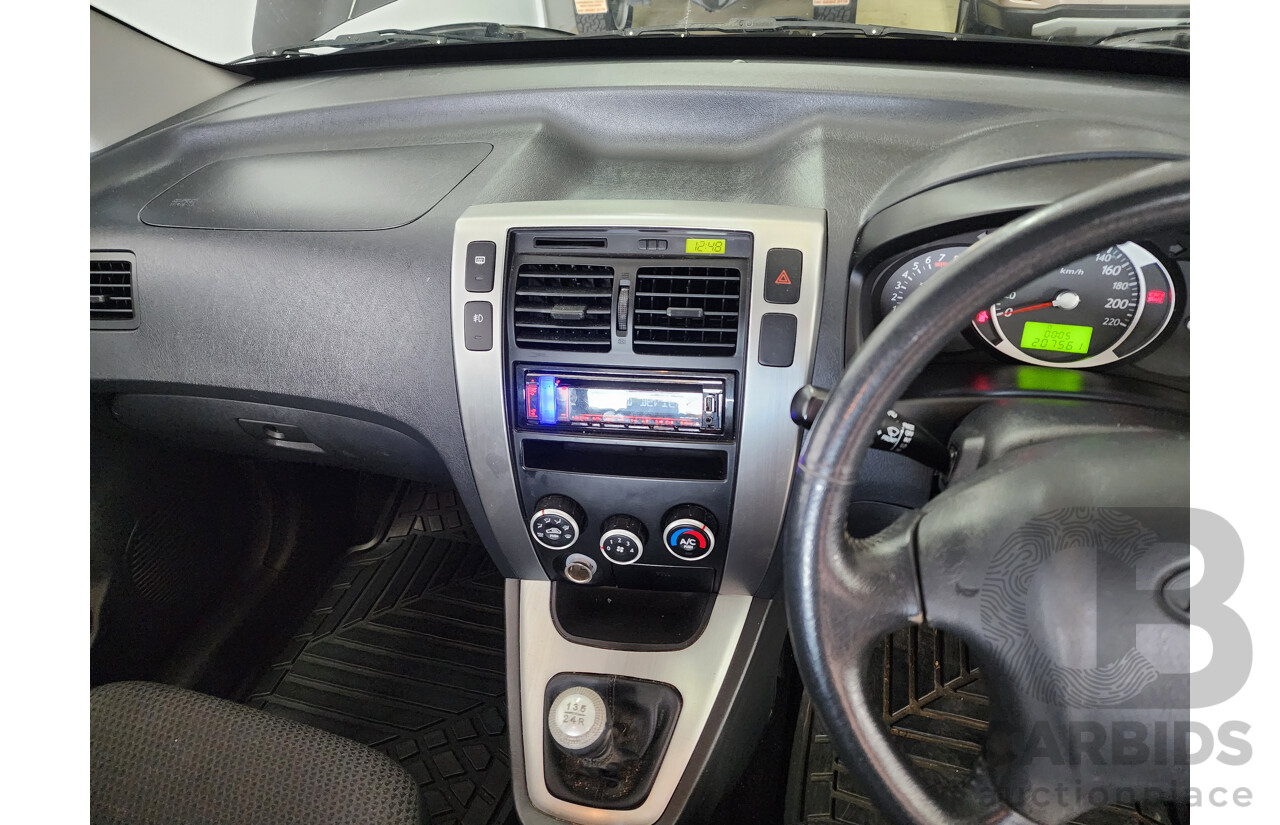 4/2009 Hyundai Tucson CITY SX 08 UPGRADE 4d Wagon Black 2.0L