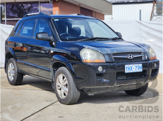 4/2009 Hyundai Tucson CITY SX 08 UPGRADE 4d Wagon Black 2.0L