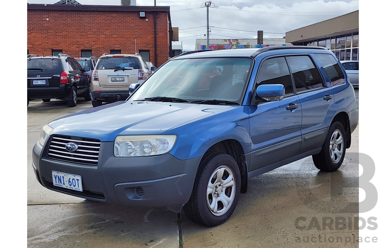 7/2006 Subaru Forester X MY06 4d Wagon Blue 2.5L