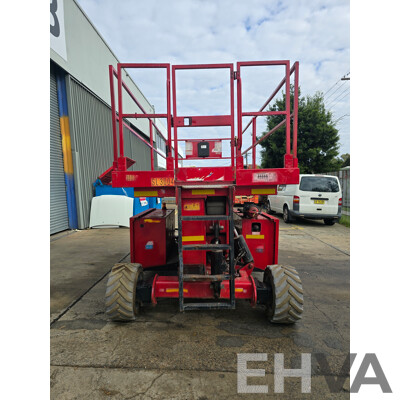 2015 MEC 3084RT Speed Level Quad-Trax 4WD Diesel Scissor Lift