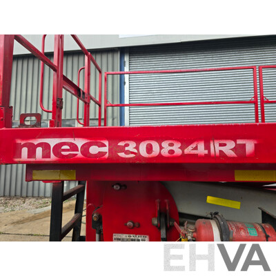 2015 MEC 3084RT Speed Level Quad-Trax 4WD Diesel Scissor Lift