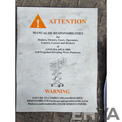 2015 MEC 3084RT Speed Level Quad-Trax 4WD Diesel Scissor Lift