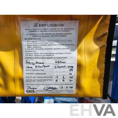 2009 Genie Z-30/20N Articulated Electric Boom Lift