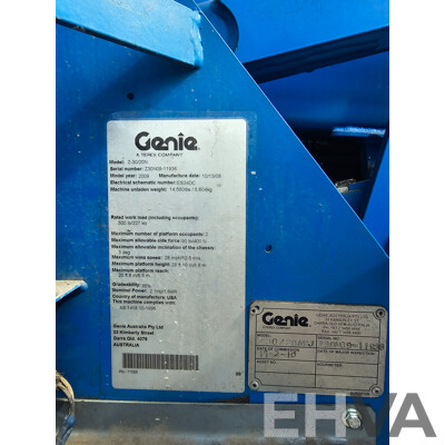 2009 Genie Z-30/20N Articulated Electric Boom Lift