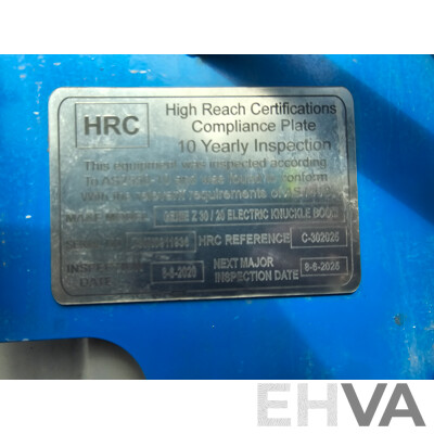 2009 Genie Z-30/20N Articulated Electric Boom Lift