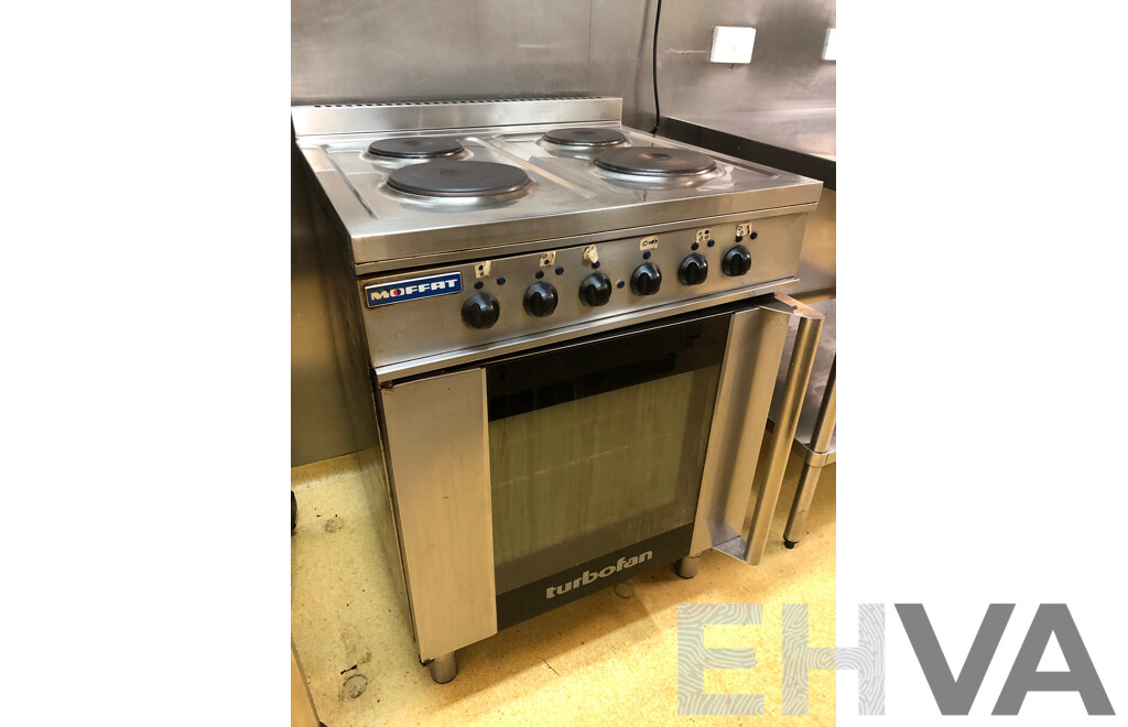 Moffat Electric Cooktop and Turbofan Oven