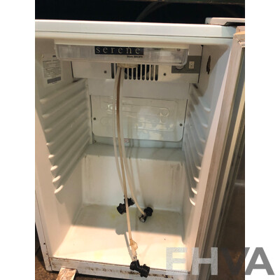 Skope 80 Litre Single Door Display Fridge with Three Tap Keg Dispenser Kit