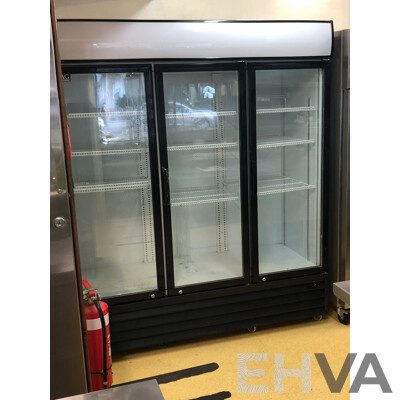 AG 1500 Litre Commercial Three Door Display Refrigerator