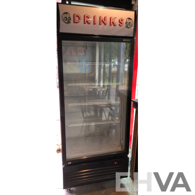 Bromic 660 Litre Upright Commercial Display Fridge