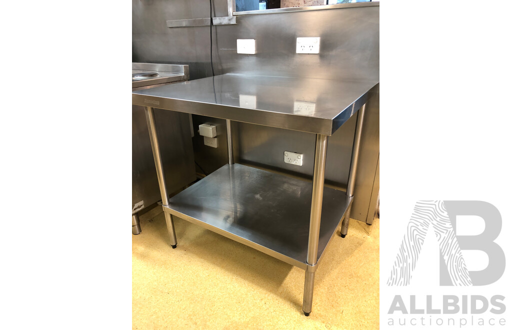 Alphaline 900mm Stainless Steel Bench