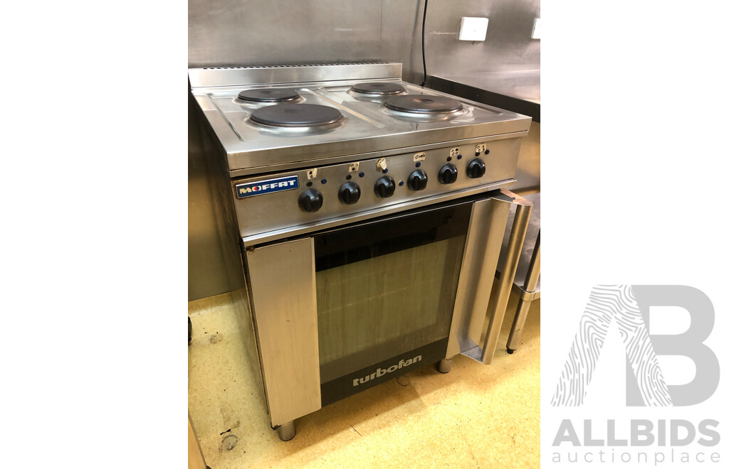 Moffat Electric Cooktop and Turbofan Oven