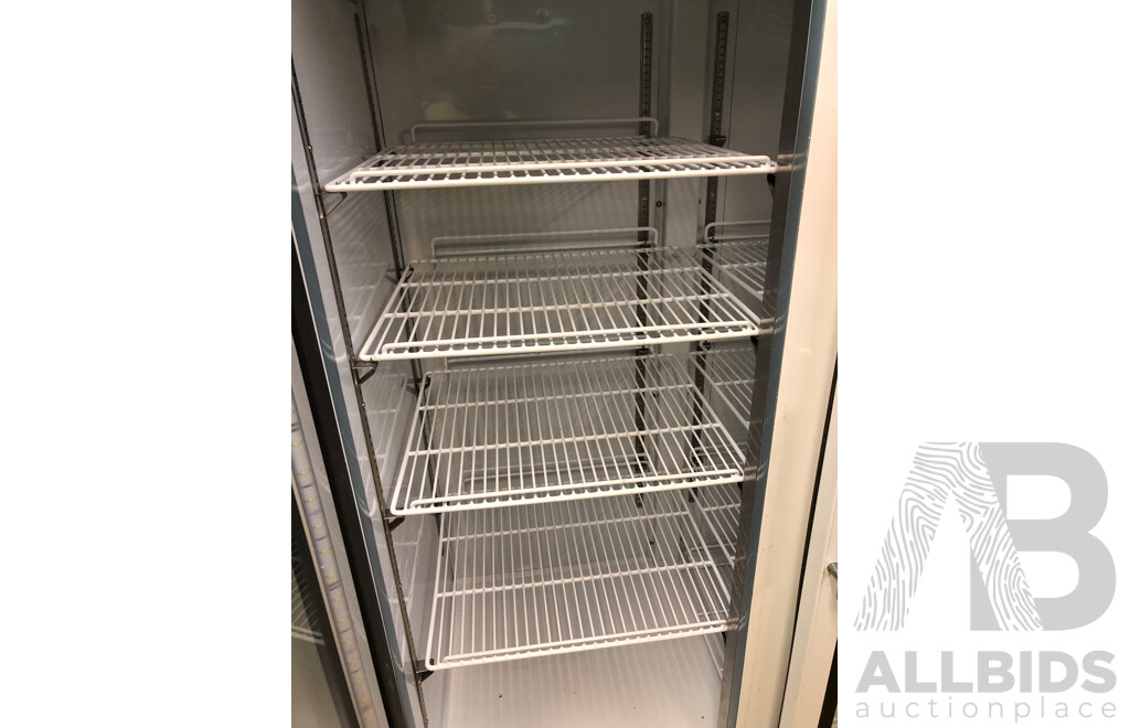 Polar 950 Litre Commercial Two Door Display Refrigerator