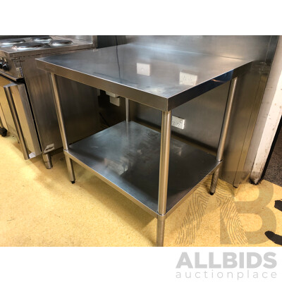 Alphaline 900mm Stainless Steel Bench