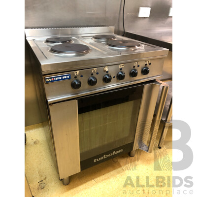 Moffat Electric Cooktop and Turbofan Oven