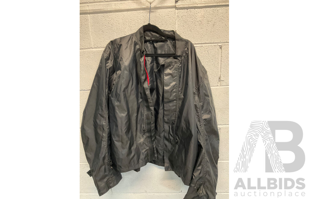 RST Contour Plus Black Yellow Mens Textile Motorbike Jacket with Two Factory Fitted Inserts Size 3XL