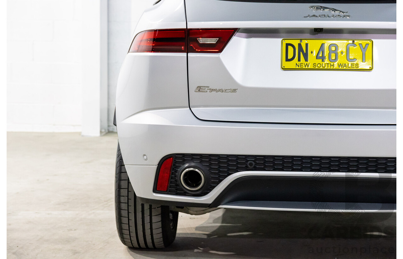 3/2018 Jaguar E-Pace D180 R-Dynamic SE (132kW) (AWD) X540 MY19 4d Wagon Indus Silver Metallic Turbo Diesel 2.0L
