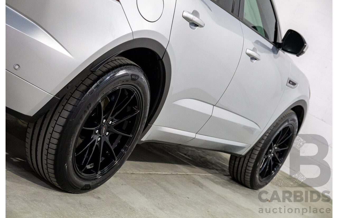 3/2018 Jaguar E-Pace D180 R-Dynamic SE (132kW) (AWD) X540 MY19 4d Wagon Indus Silver Metallic Turbo Diesel 2.0L
