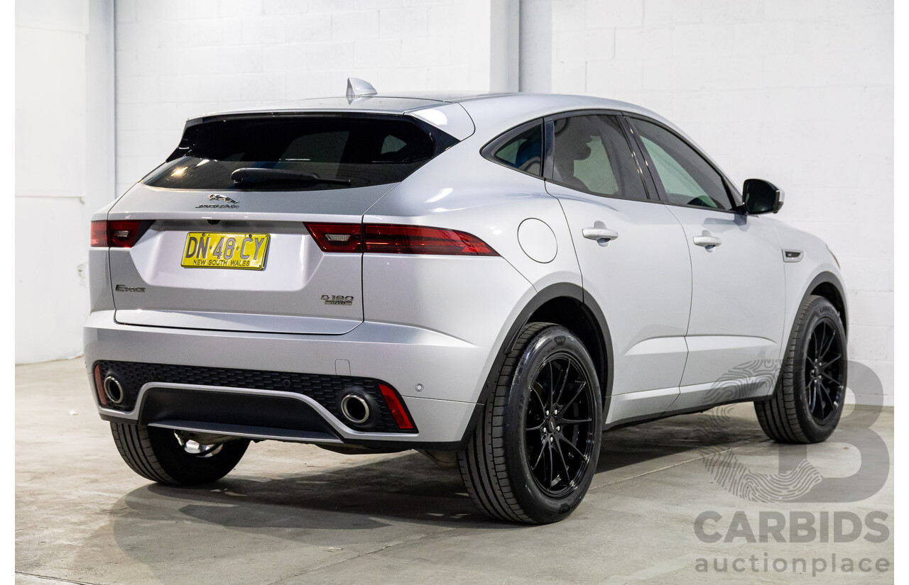 3/2018 Jaguar E-Pace D180 R-Dynamic SE (132kW) (AWD) X540 MY19 4d Wagon Indus Silver Metallic Turbo Diesel 2.0L