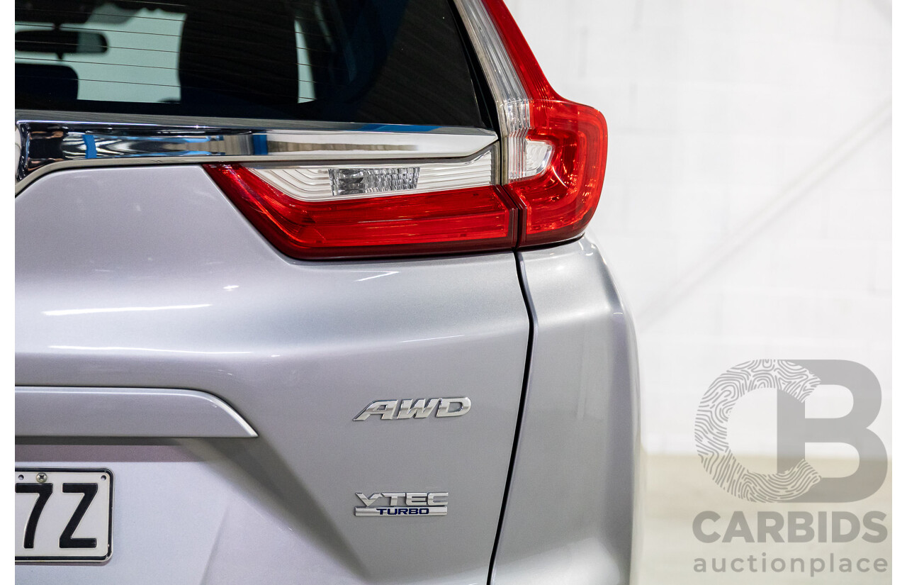 02/2020 Honda CR-V VTi-S (AWD) MY20 4d Wagon Lunar Silver Metallic Turbo 1.5L