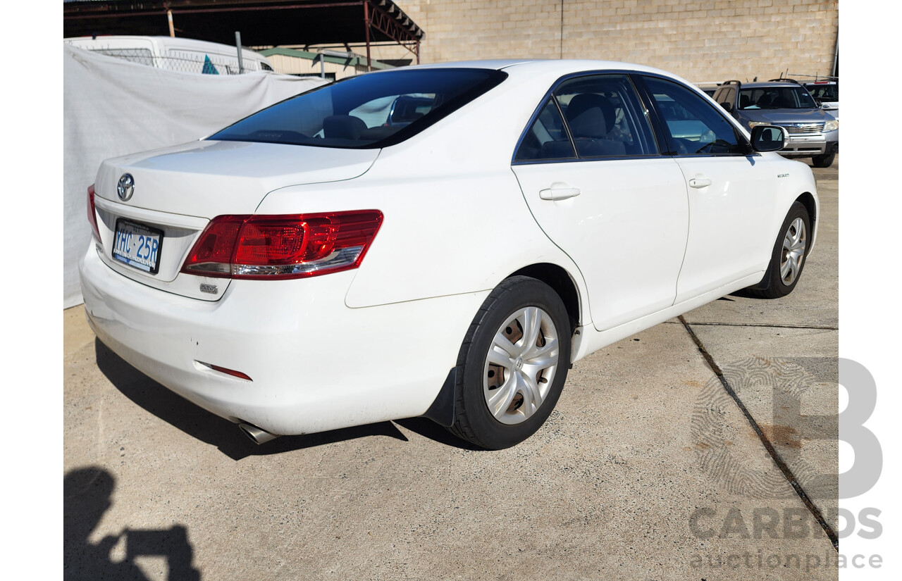 9/2009 Toyota Aurion AT-X GSV40R 4d Sedan White 3.5L