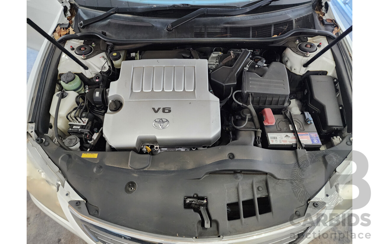 9/2009 Toyota Aurion AT-X GSV40R 4d Sedan White 3.5L