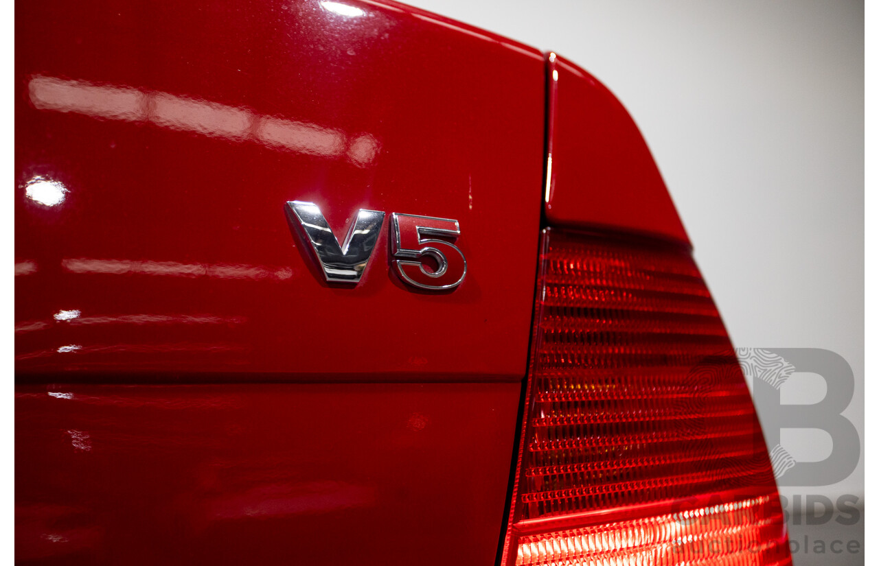 7/2005 Volkswagen Bora 2.3L V5 1J 4d Sedan Tornado Red 2.3L