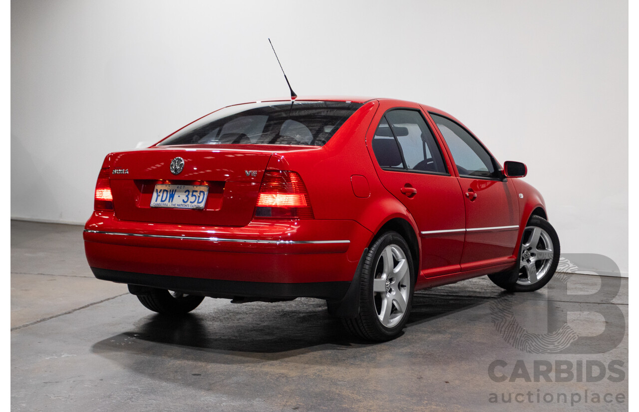 7/2005 Volkswagen Bora 2.3L V5 1J 4d Sedan Tornado Red 2.3L