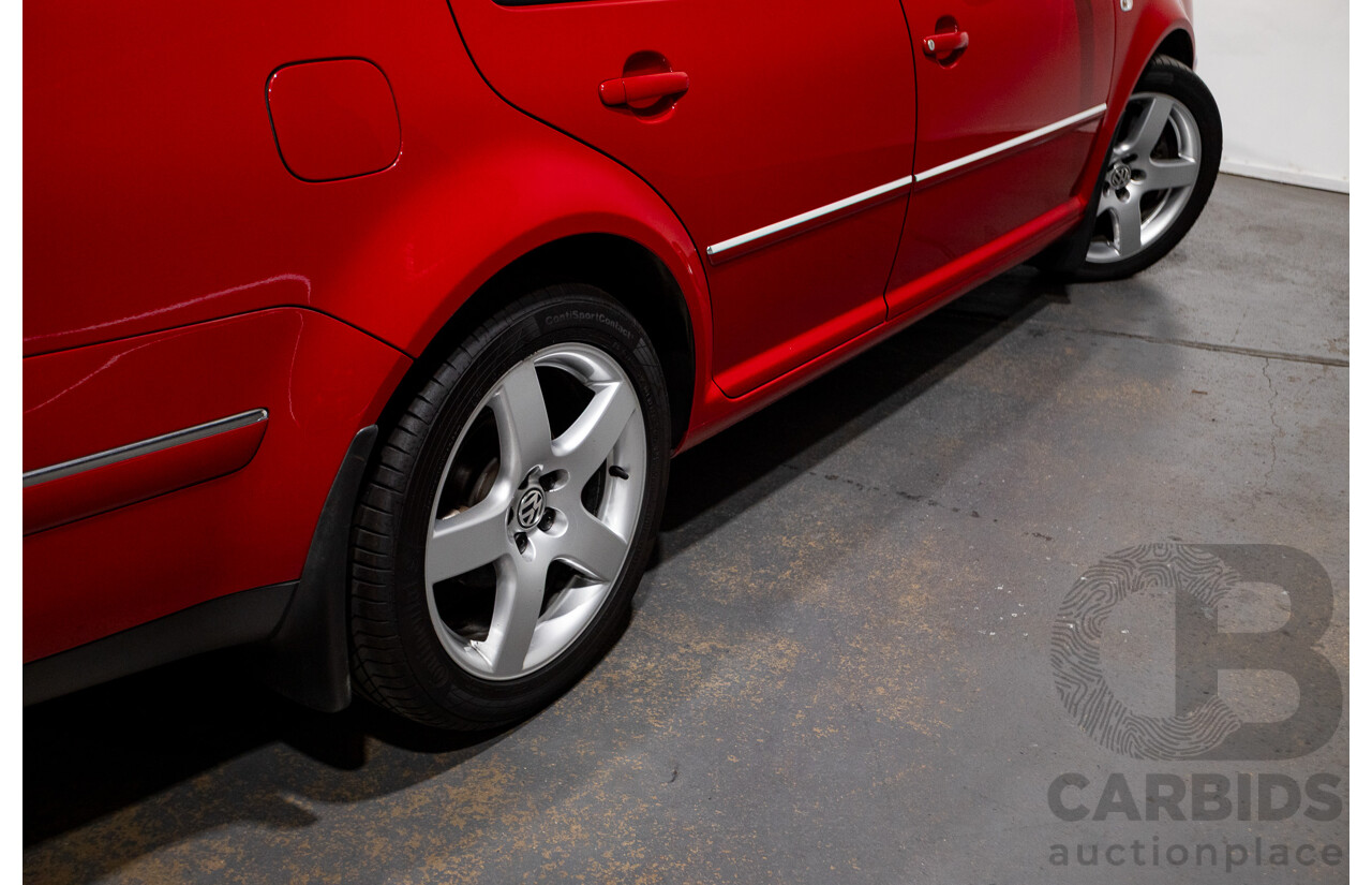 7/2005 Volkswagen Bora 2.3L V5 1J 4d Sedan Tornado Red 2.3L
