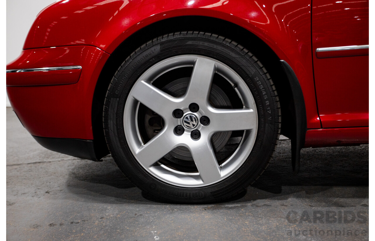 7/2005 Volkswagen Bora 2.3L V5 1J 4d Sedan Tornado Red 2.3L