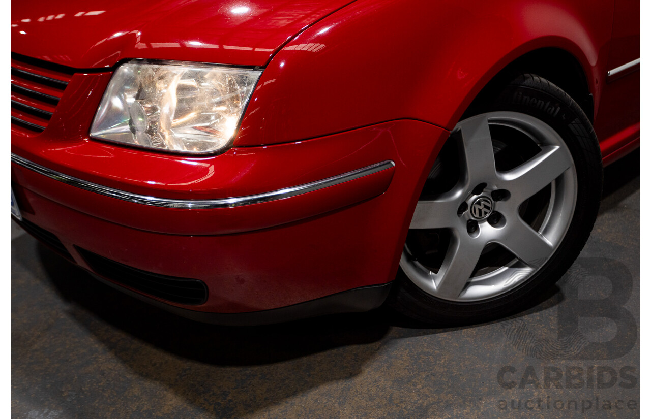 7/2005 Volkswagen Bora 2.3L V5 1J 4d Sedan Tornado Red 2.3L