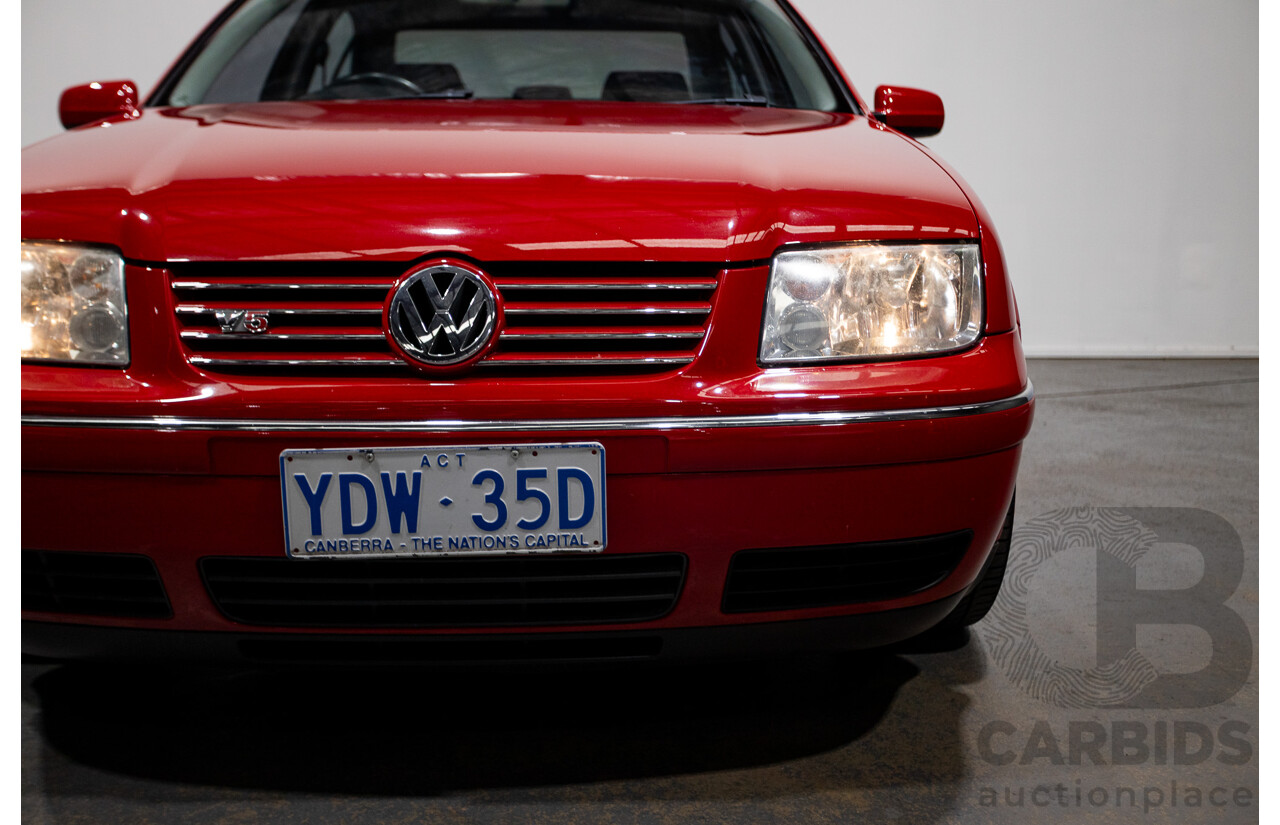 7/2005 Volkswagen Bora 2.3L V5 1J 4d Sedan Tornado Red 2.3L