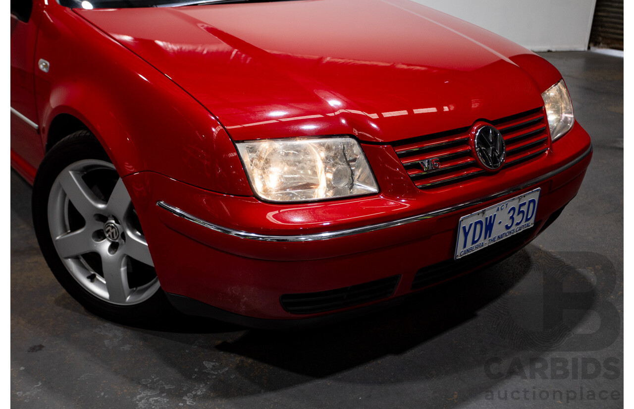 7/2005 Volkswagen Bora 2.3L V5 1J 4d Sedan Tornado Red 2.3L