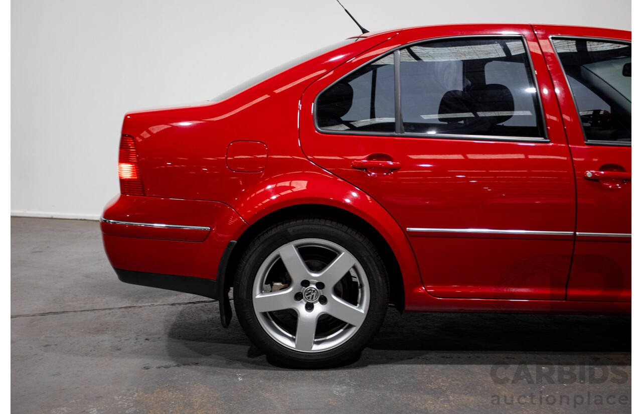 7/2005 Volkswagen Bora 2.3L V5 1J 4d Sedan Tornado Red 2.3L