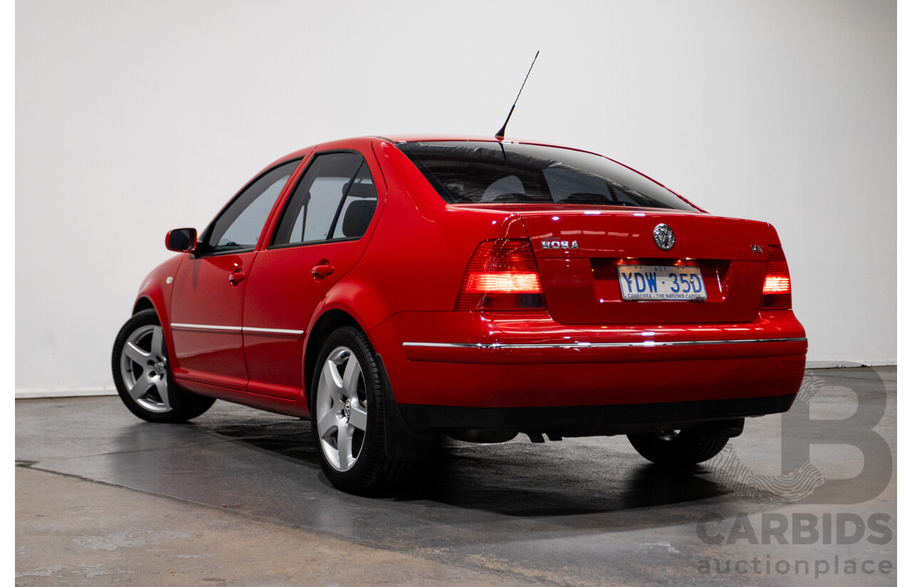 7/2005 Volkswagen Bora 2.3L V5 1J 4d Sedan Tornado Red 2.3L