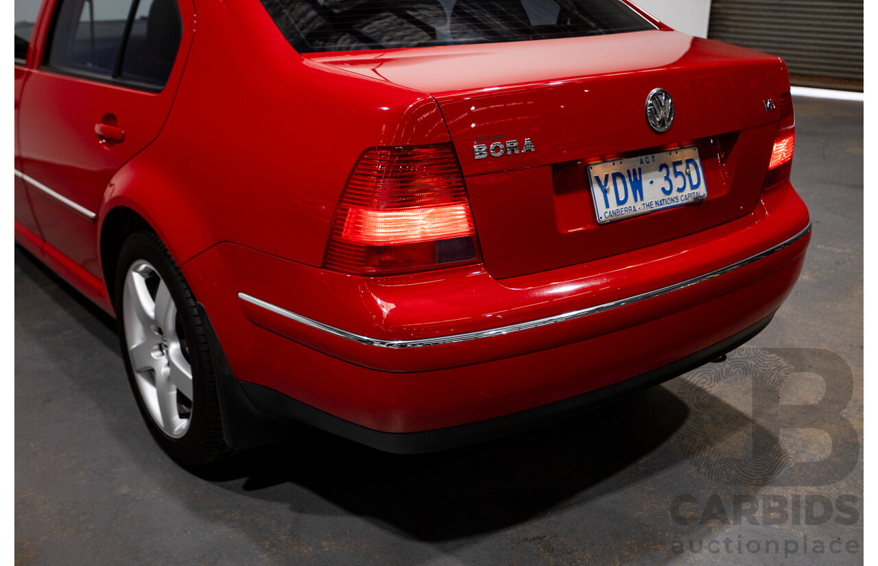 7/2005 Volkswagen Bora 2.3L V5 1J 4d Sedan Tornado Red 2.3L