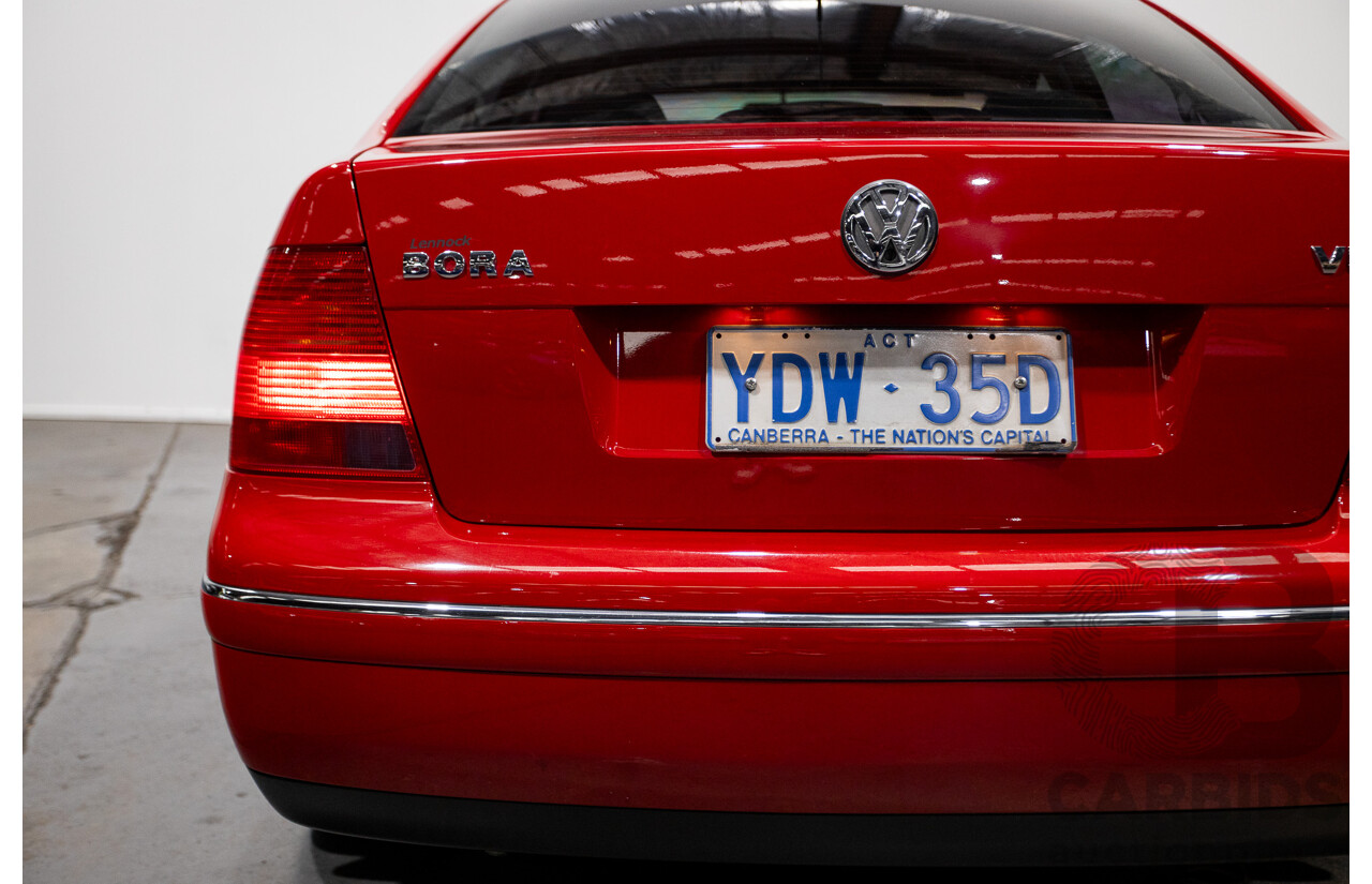 7/2005 Volkswagen Bora 2.3L V5 1J 4d Sedan Tornado Red 2.3L