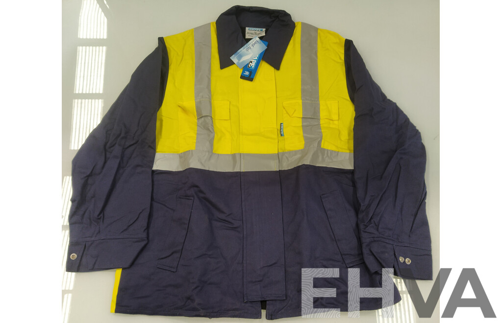Hi-Vis Cotton Drill Jacket 2XL - Lot of 5