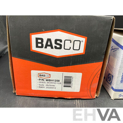BASCO (WBH1258) Wheel Bearing Hub - Alfa Romeo and IMPERIUM ORIGINAL  CV Boot Kit - Wheel Side Alfa Romeo 159 - Lot of 2