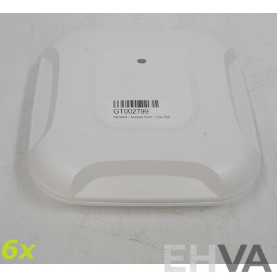 Cisco (AIR-CAP3702I-Z-K9) Aironet 3700 Series 802.11ac Dual Band Access Point - Lot of Six