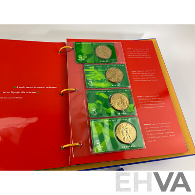 Australian 2000 Sydney Olympics Complete 29 Twenty Nine $5 Coin Album