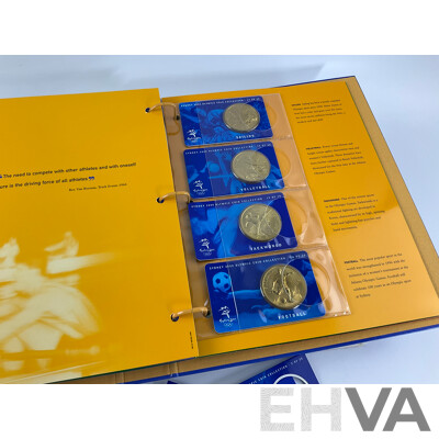 Australian 2000 Sydney Olympics Complete 29 Twenty Nine $5 Coin Album