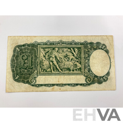 Australian 1933 Riddle Sheehan One Pound Note
