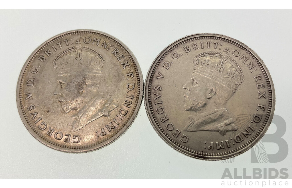 Australian 1927 Canberra Florins