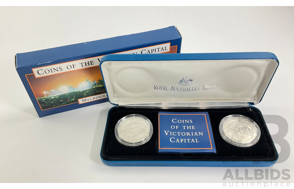 Australian 1998 ‘Coins of the Victorian Capital’  Silver $10 Coins