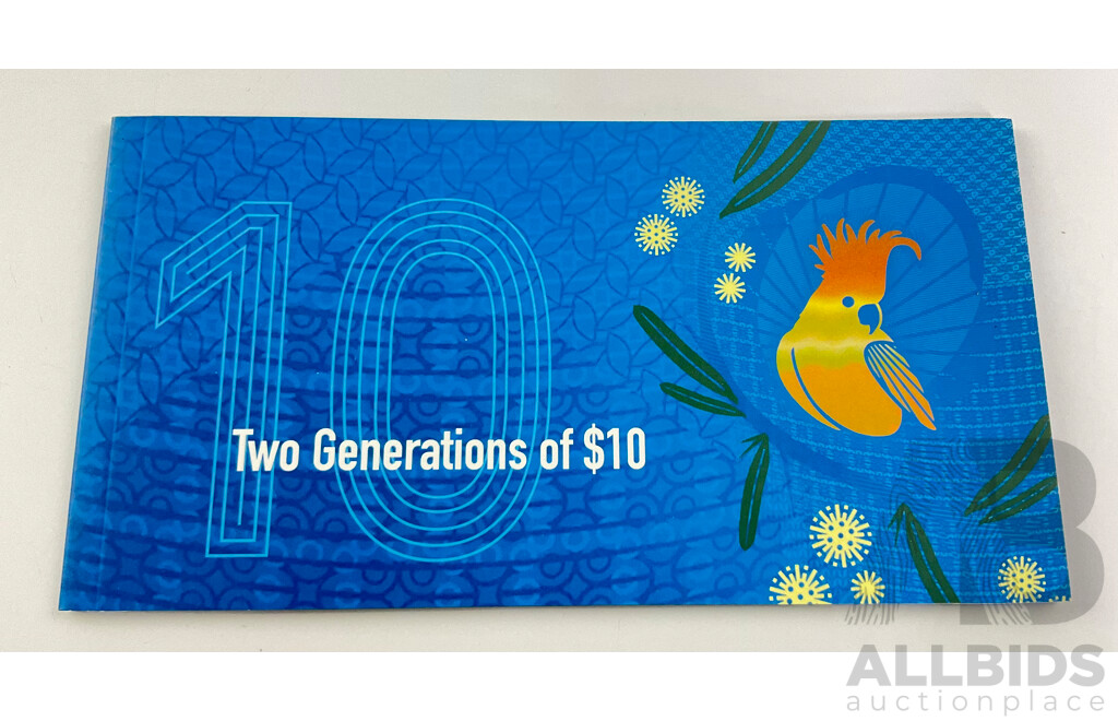Australian 2017 First and Last $10 Notes