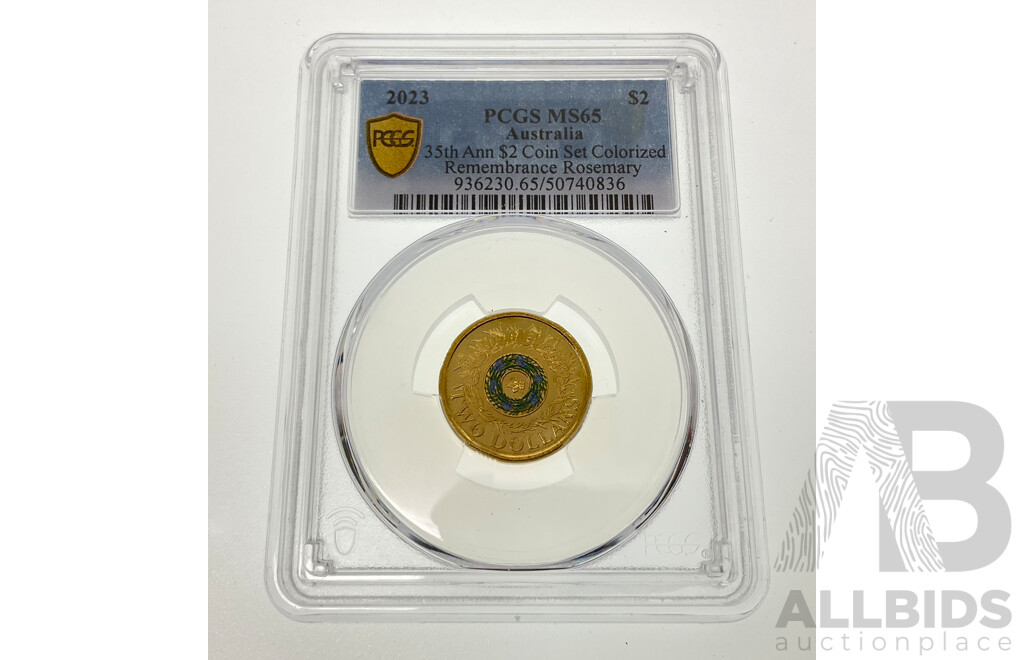 Australian 2023 Remembrance Rosemary $2 Coin