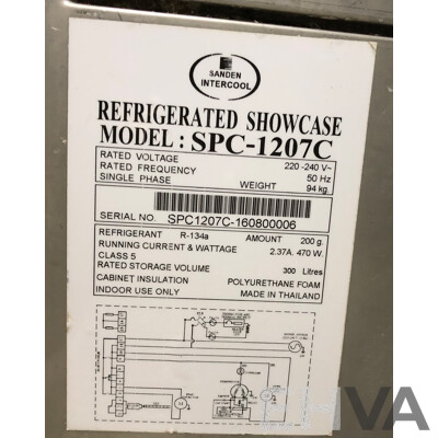 Sanden Intercool 300 Litre Mobile Refrigerated Showcase