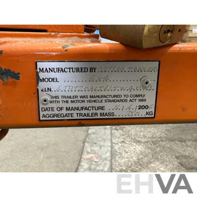 5/2006 Better Trailers 6 x 4 Tradesman Goods Trailer