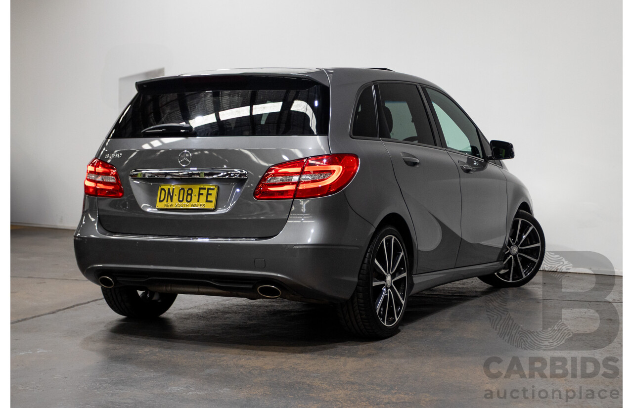 6/2014 Mercedes-Benz B250  246 MY14 5d Hatchback Mountain Metallic Grey 2.0L