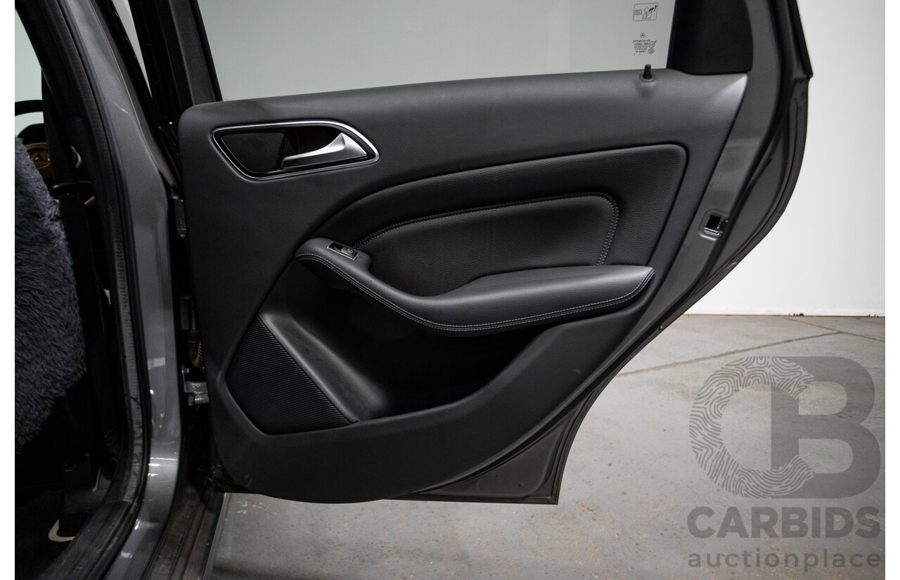 6/2014 Mercedes-Benz B250  246 MY14 5d Hatchback Mountain Metallic Grey 2.0L